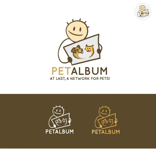 Fun logo for new social network for pets!