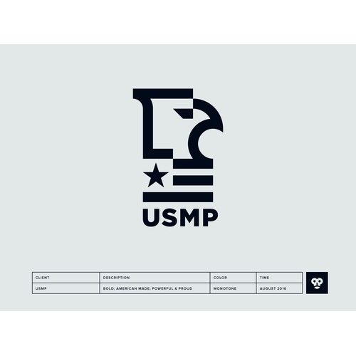 Super bold logo design for American made aluminum powder manufacturer