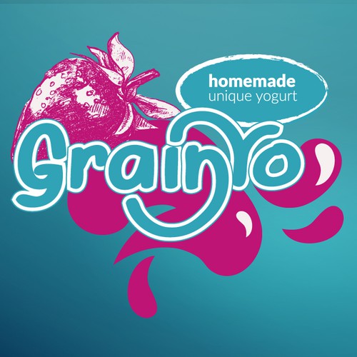 Logo and packaging design for yogurt