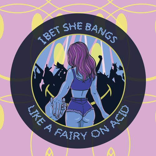 Acid Fairy T-shirt design