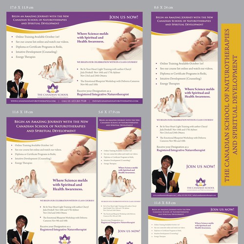 Create the next business or advertising for The Canadian School of Naturotherapies and Spiritual Development