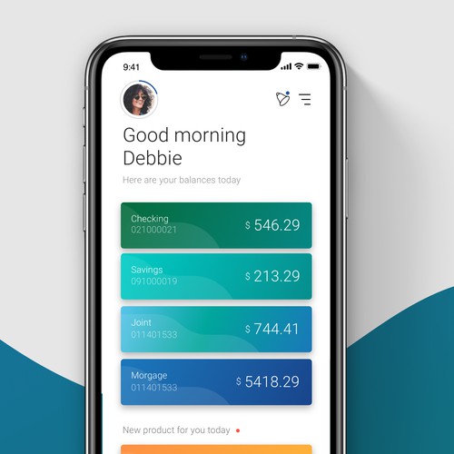 Financial App Design