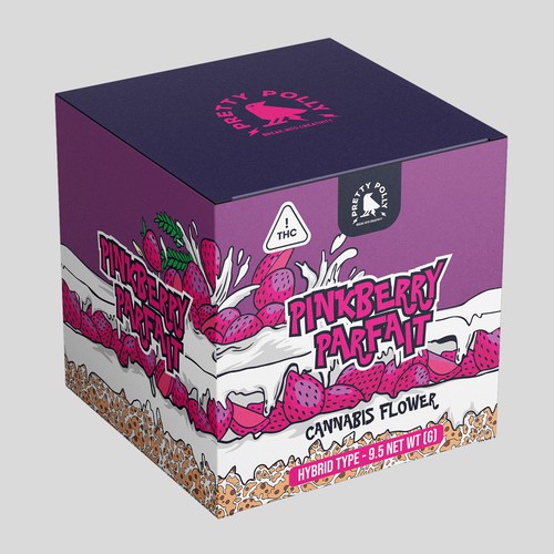 Cyber, Sweet, Cannabis Box Design