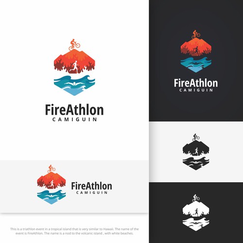 Creative logo for FireAthlon Camiguin