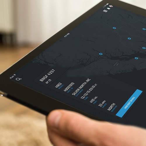 Industrial Machinery Management app for iPad