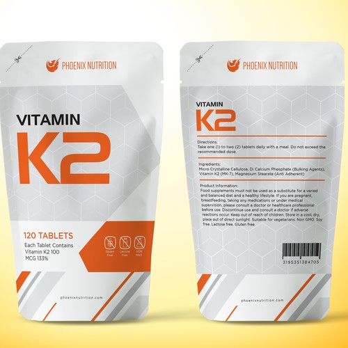 Vitamin packaging for phoenixnutrition