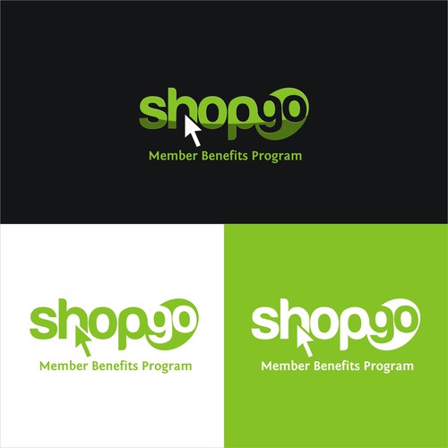 logo concept for shop go