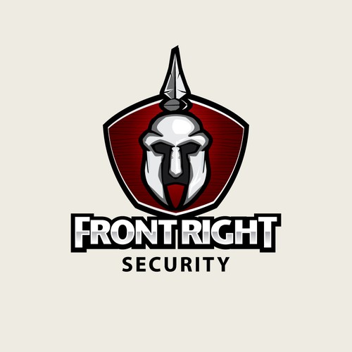 logo concept for FrontRightSecurity