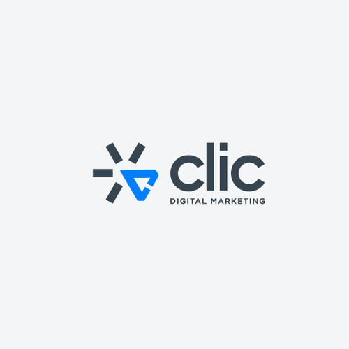 Logo concept for "Clic Digital Marketing"
