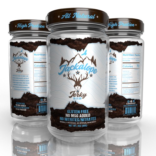 Jackalope Jerky in a Jar