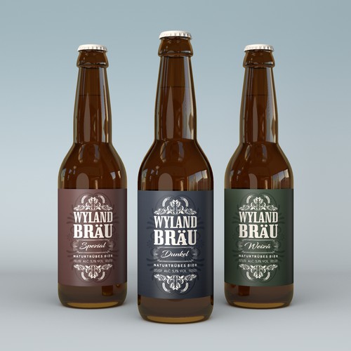 Label Design for Wyland Bräu