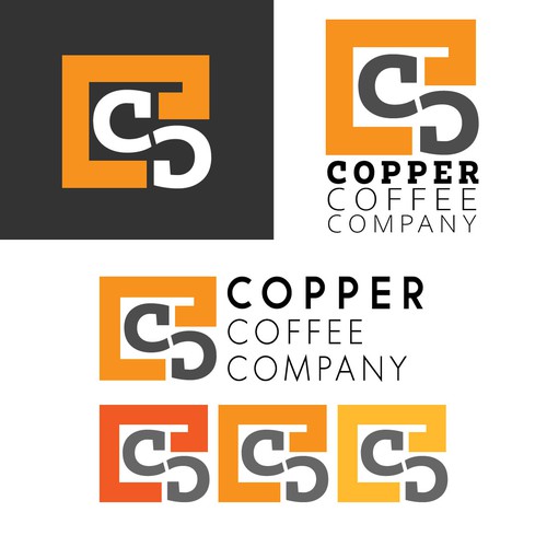 Modern Minimalist Logo for Copper Coffee Company