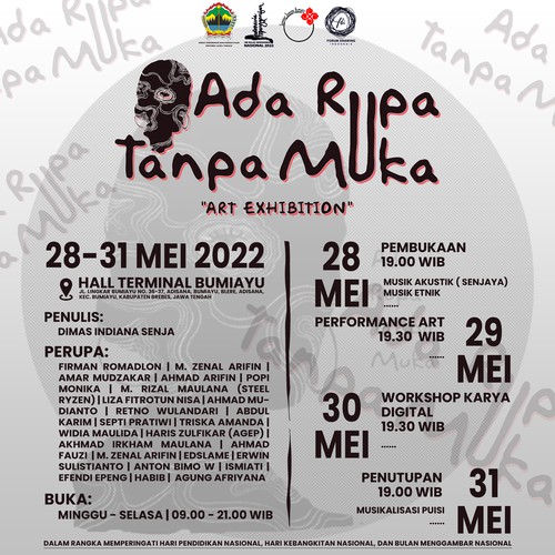 POSTER ART EXHIBITION "ada rupa tanpa muka"