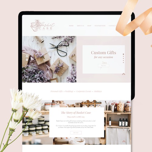 BasketCase eCommerce Store - Wix Website Design