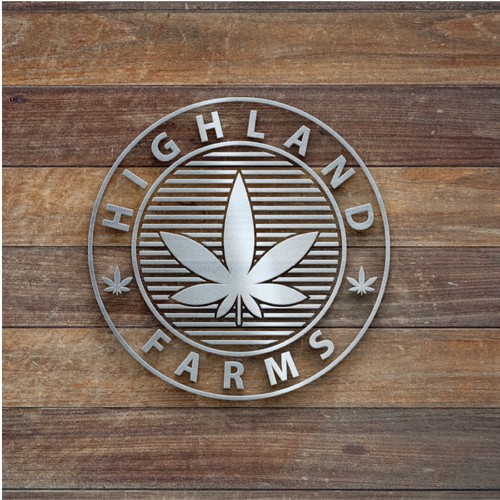 logo for "HIGHLAND FARMS"
