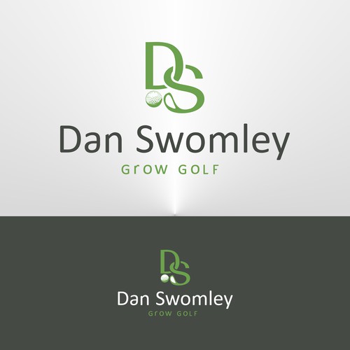 logo conzept for golf trainer