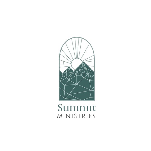 Stylish logo for church organization