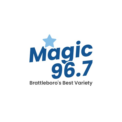 Modern Radio Station Logo – Magic 96.7