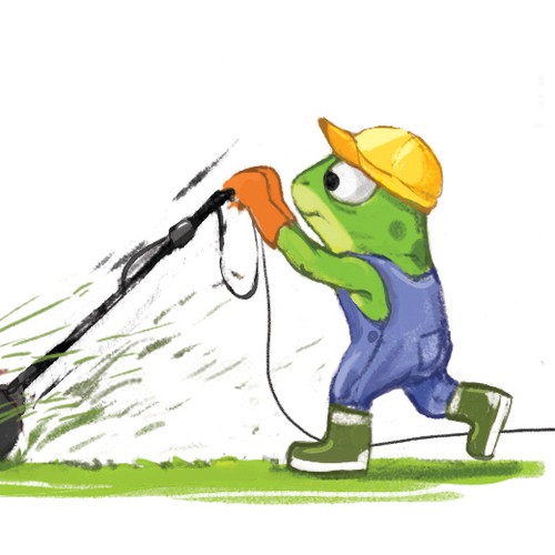 Illustration for the book "Freddy the Frugal Frog"