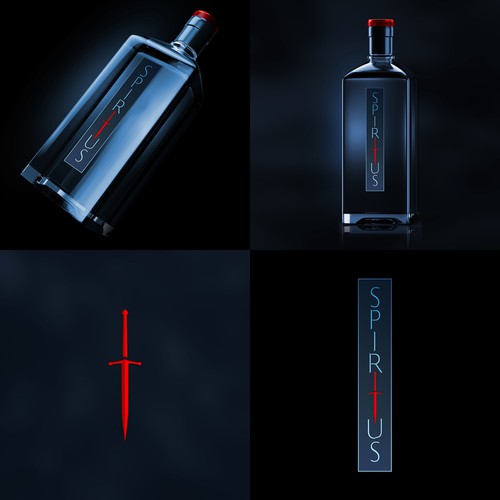 Label and logo for new vodka