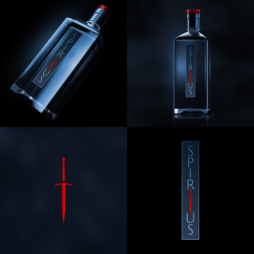 Label and logo for new vodka