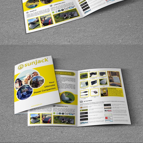 B2B Brochure for SunJack Portable Solar Charger