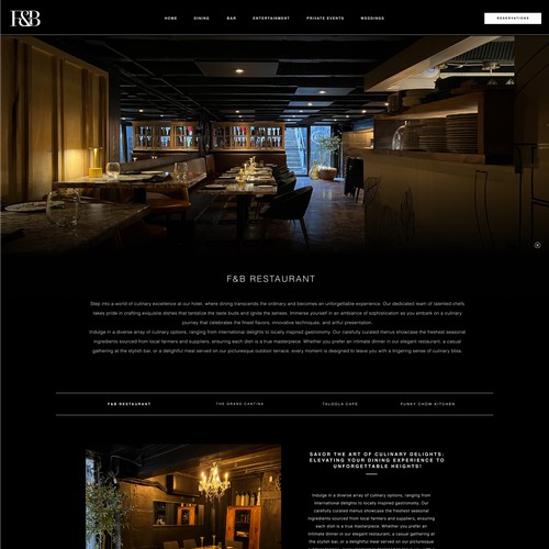 Restaurant Website