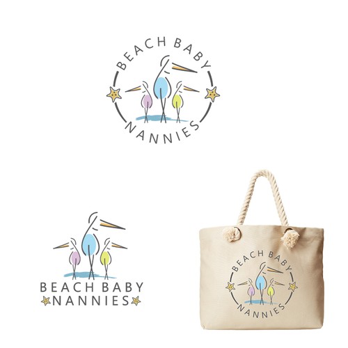 Beach Baby Nanny Logo
