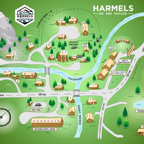 Harmels on the Taylor map