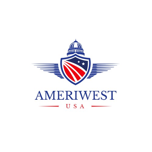 Ameriwest logo for a financial company in USA