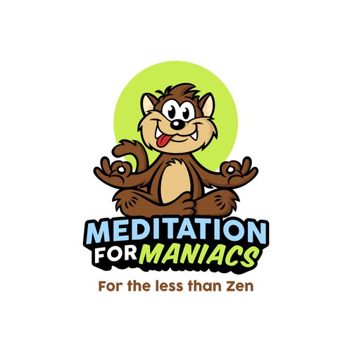 Logo with character for mediation app.