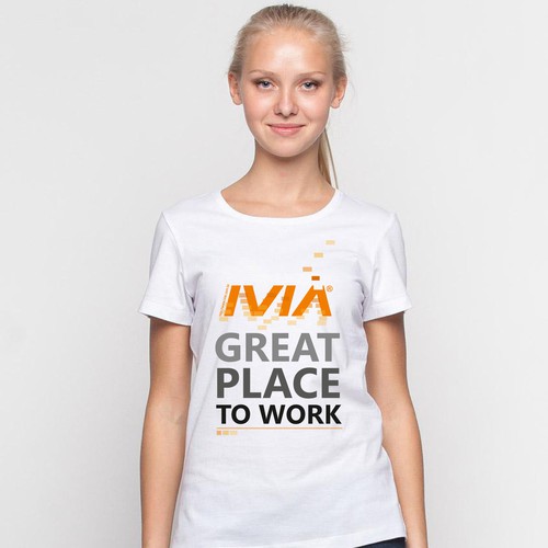 Modern and simple t-shirt design is needed for IVIA.com.br