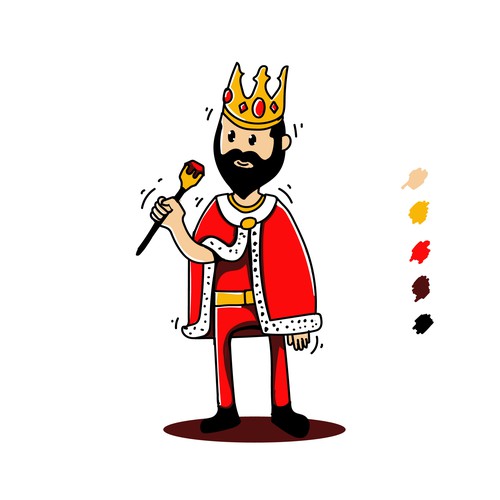 King of England Illustration