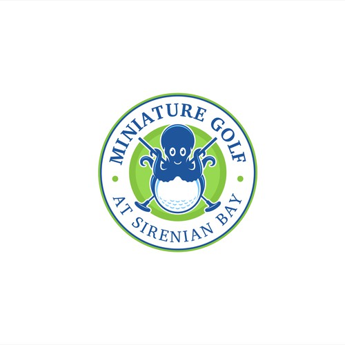 Caribbean Mini Golf Course Logo