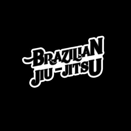 Create a catchy t-shirt logo for Brazilian Jiu-jitsu