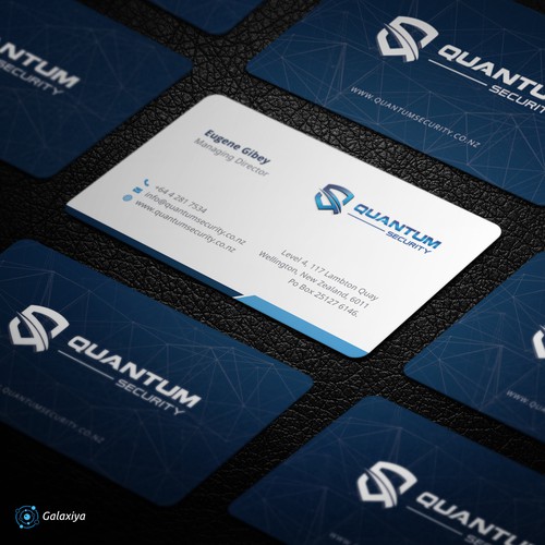 Business Card Design For Quantum Security