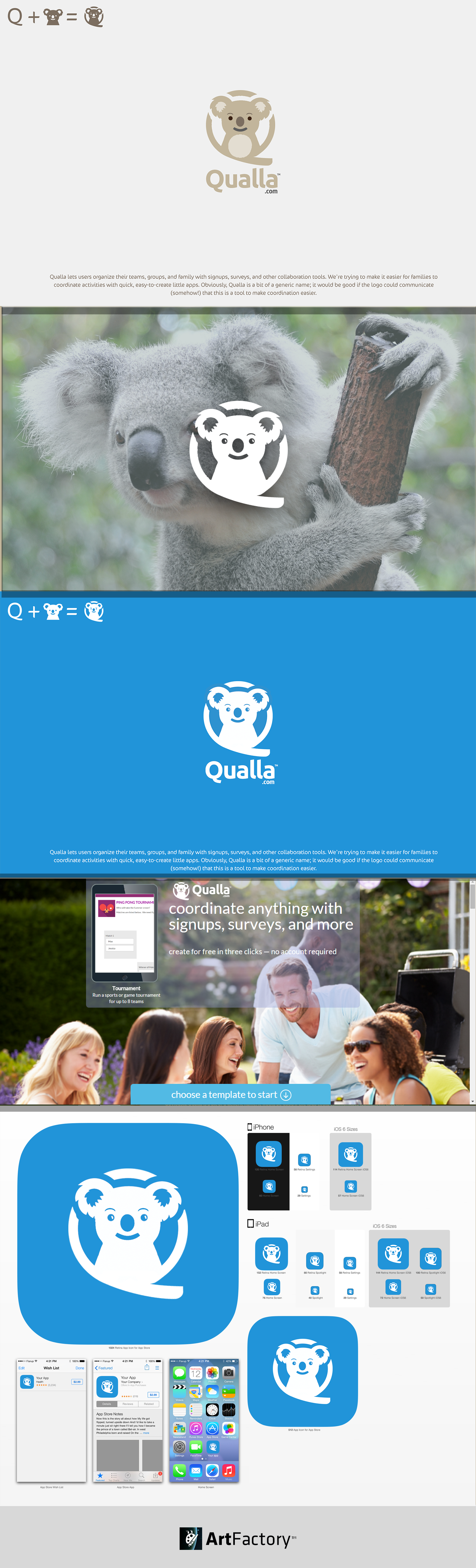 Create a great logo for Qualla -- collaboration tools for parents and more