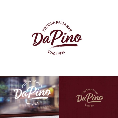 Da Pino Restaurant Logo redesign 