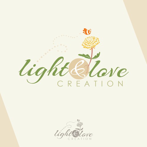 Light and Love creation logo design