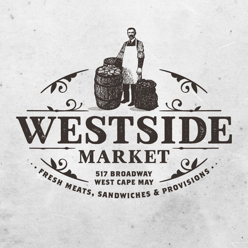 Vintage Style logo for Westside Market