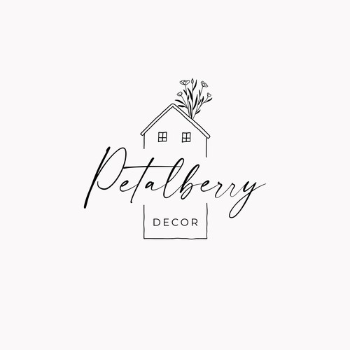 Floral feminine logo