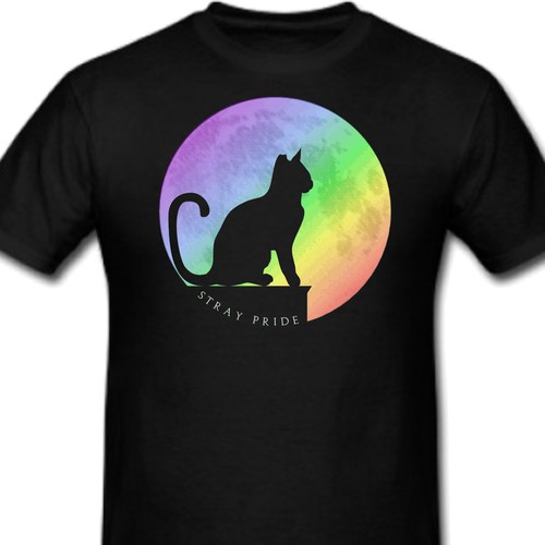 shirt design for feril cat pride
