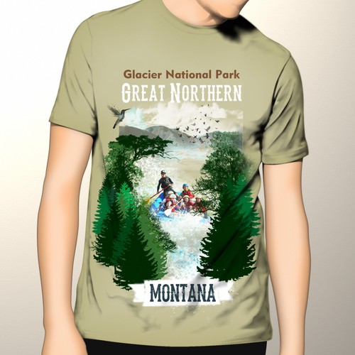 Whitewater Rafting: An Adventurous T-Shirt