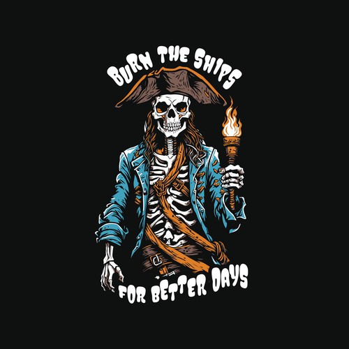 Pirates Themed T-Shirt