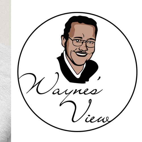 Logo concept for the rental house "Wayne's View".