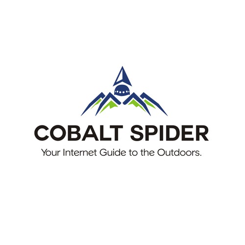 Mountain and Spider Logo 