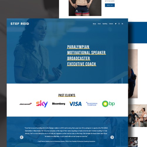 Speaker Website