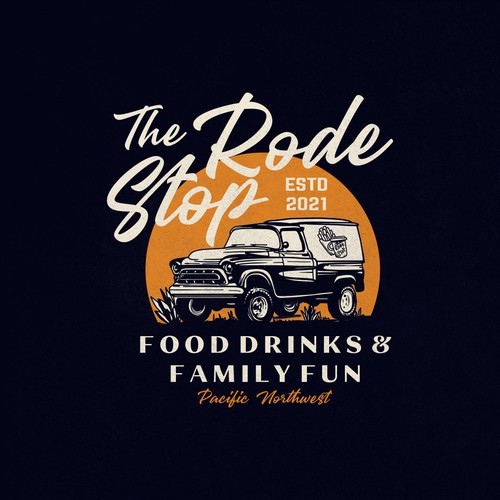The Rode Stop Logo Design