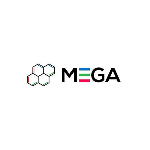 A meaningful logo for a research project 'MEGA'