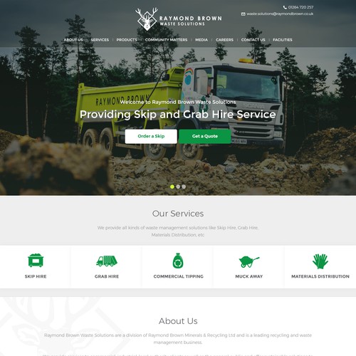 Raymond Brown Waste Solutions Home Page